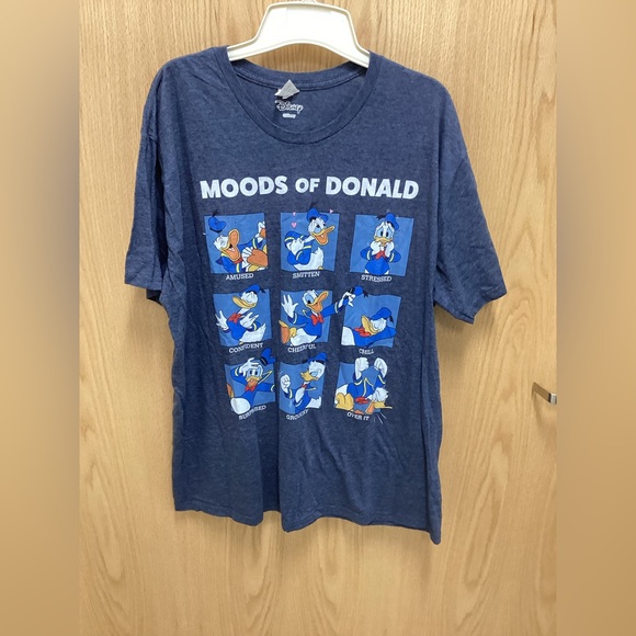Disney Heather Blue Donald Duck Graphic Tee - Picture 1 of 5
